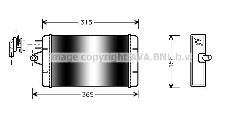 PRASCO Heater matrix Article number: LC6024 cheaply