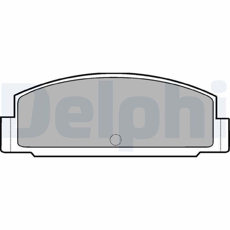 DELPHI Brake pad set Article number: LP450 cheaply