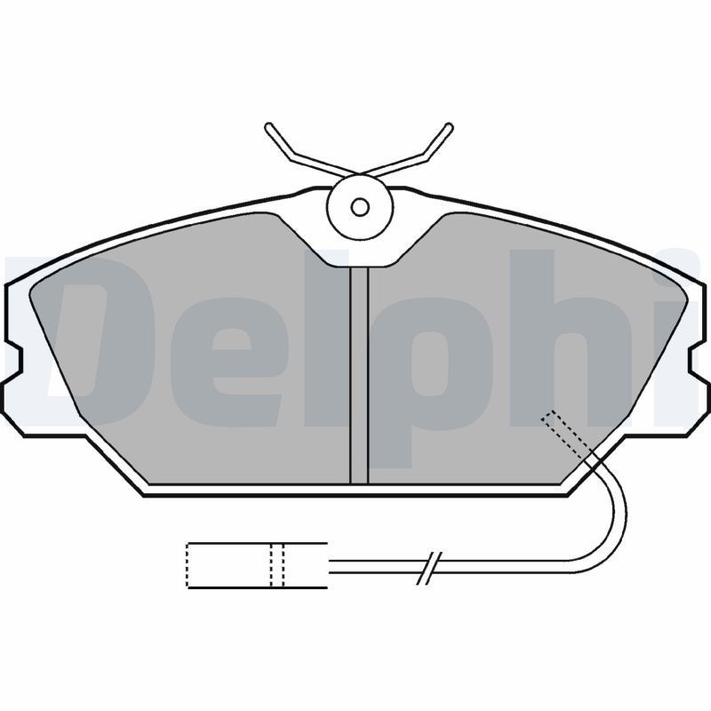 DELPHI Bremseklodser Varenummer: LP539 billige