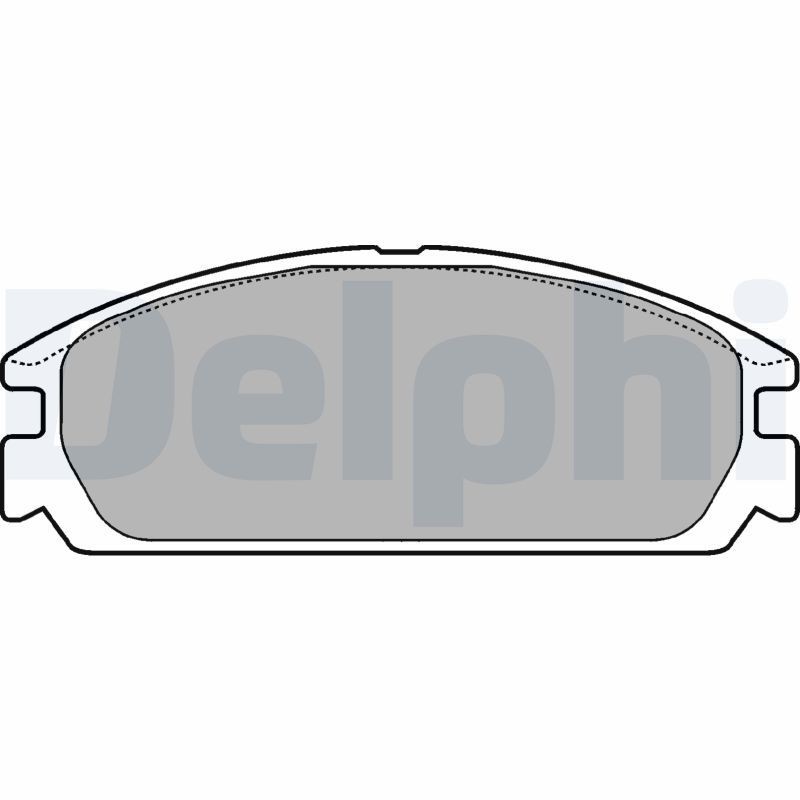 DELPHI Brake pad set Article number: LP721 cheaply