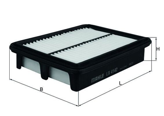 MAHLE ORIGINAL Luftfilter Varenummer: LX 4142 billige
