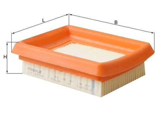 KNECHT Luftfilter Varenummer: LX 4294 billige