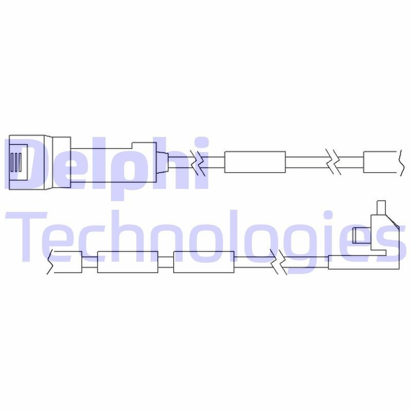 DELPHI Warning Contact Set, brake pad wear Article number: LZ0105 cheaply