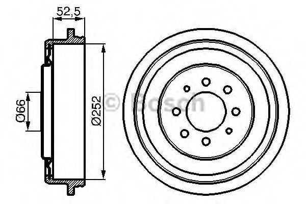 BOSCH Bremsetromle Varenummer: 0 986 477 067 billige