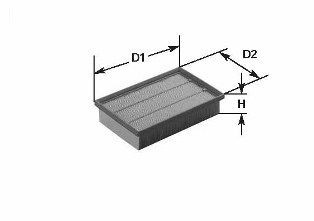 CLEAN FILTER Air filter Article number: MA 594 cheaply