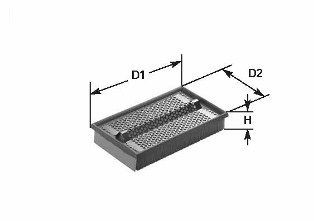 CLEAN FILTER Luftfilter Varenummer: MA 628 billige