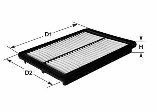CLEAN FILTER Air filter Article number: MA3054 cheaply