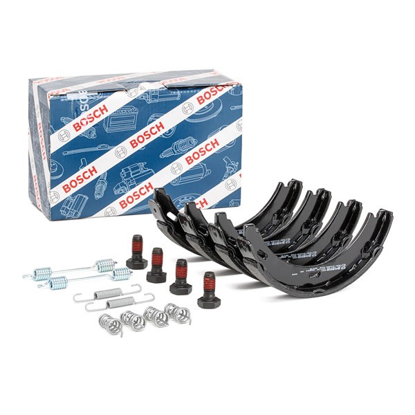BOSCH Handbrake shoes Article number: 0 986 487 543 cheaply