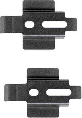 MINTEX MBA1154 Monteringssæt til bremseklodser SCORPIO 2.5 D 69 HK Diesel 1994
