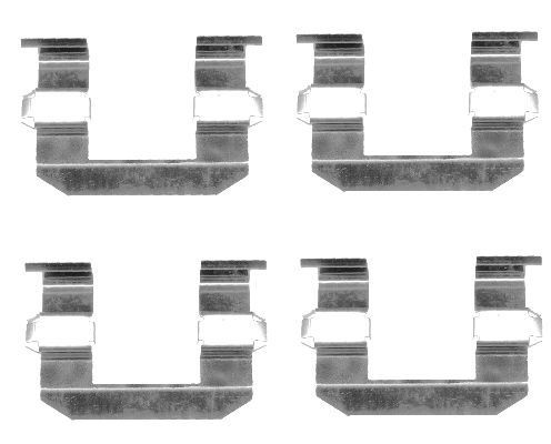 MINTEX MBA1645 Σετ βοηθ. εξαρτημάτων, τακάκια φρένων PREGIO 2.5 D 94 PS Πετρέλαιο 2004