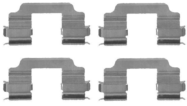 MINTEX MBA1709 Monteringssæt til bremseklodser SWIFT 1.3 4WD (RS 413, ZD11S) 91 HK Benzin