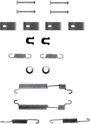 MINTEX MBA653 Accessory Kit, brake shoes INTEGRA 1.6 4WD (DB9) 120 PS Petrol 2001