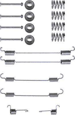 MINTEX MBA750 Tilbehørssæt, bremsebakker CAPTUR 1.6 Flex (H5JH) 120 HK Benzin/Ethanol