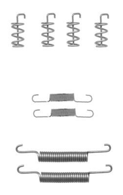 MINTEX MBA831 Tilbehørssæt, parkeringsbremsebakker S60 T5 239 HK Benzin 2010
