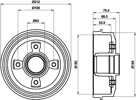 MINTEX Bremsetromle Varenummer: MBD032 billige