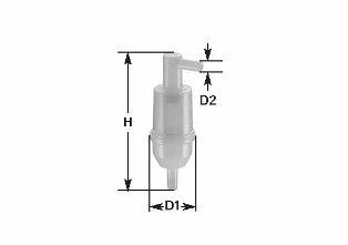 CLEAN FILTER Fuel filter Article number: MBNA 007 cheaply