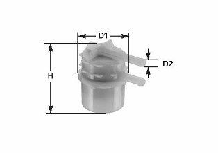 CLEAN FILTER Fuel filter Article number: MBNA 019 cheaply