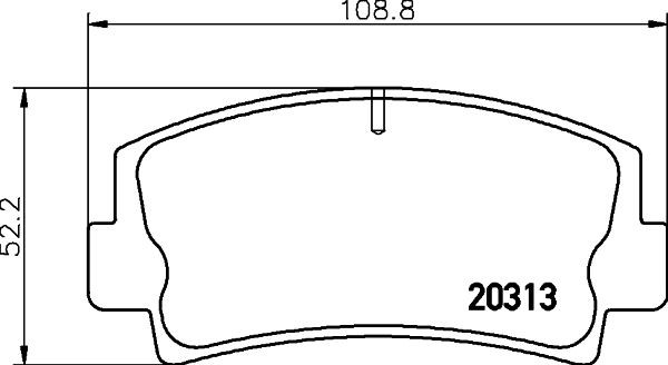 MINTEX Piduriklotsid Artikli number: MDB1058 soodsalt
