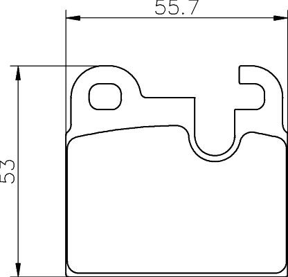 MINTEX Brake pad set Article number: MDB1116 cheaply