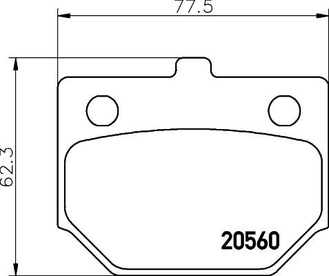 MINTEX Piduriklotsid Artikli number: MDB1125 soodsalt