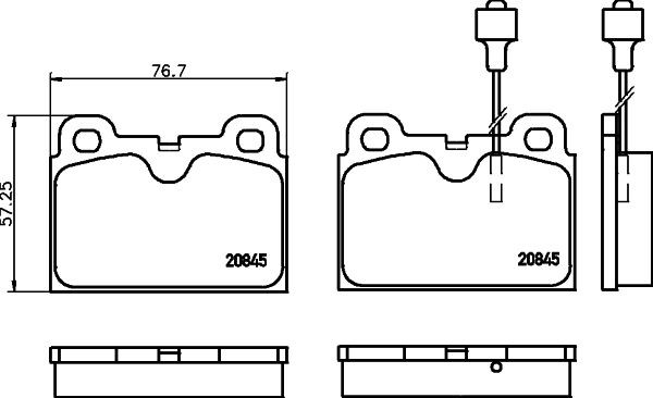 MINTEX Plaquettes de frein numéro de l'article: MDB1196 à bon prix