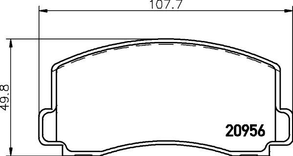 MINTEX Bremžu kluči raksta numurs: MDB1216 lēti