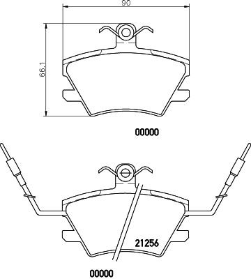 MINTEX Brake pad set Article number: MDB1472 cheaply