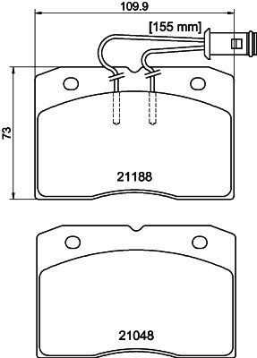 MINTEX Plaquettes de frein UGS: MDB1524 à peu de frais