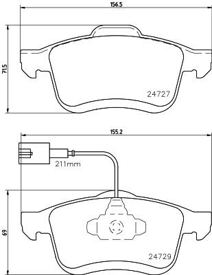 MINTEX Brake pad set Article number: MDB3786 cheaply