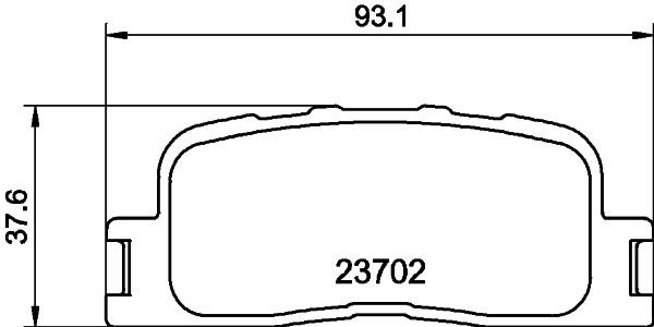 MINTEX Brake pad set Article number: MDB3905 cheaply