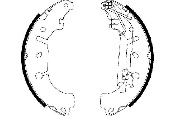 MINTEX Brake Shoe Set Article number: MFR564 cheaply