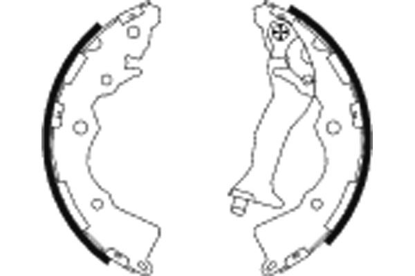MINTEX Brake Shoe Set Article number: MFR609 cheaply