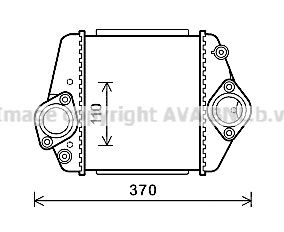 AVA COOLING SYSTEMS Intercooler Article number: MZ4275 cheaply