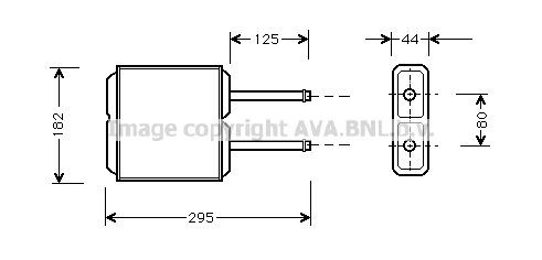 PRASCO Heater matrix Article number: MZ6143 cheaply