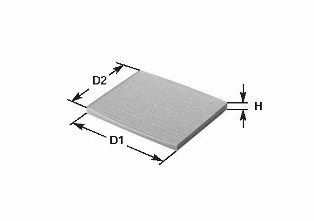 CLEAN FILTER Pollen filter Article number: NC2353 cheaply