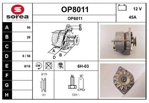 SNRA Generator Varenummer: OP8011 billige