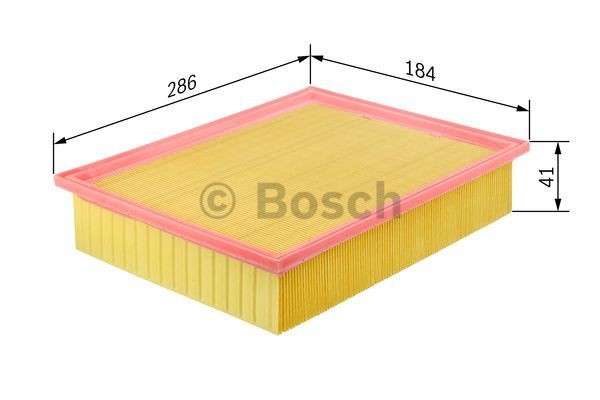 BOSCH Air filter Article number: 1 457 429 896 cheaply