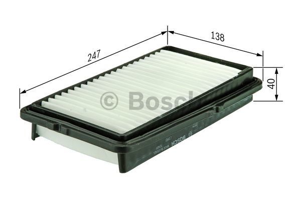 BOSCH Luftfilter Varenummer: 1 457 433 950 billige