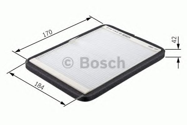 BOSCH Pollen filter Article number: 1 987 432 011 cheaply