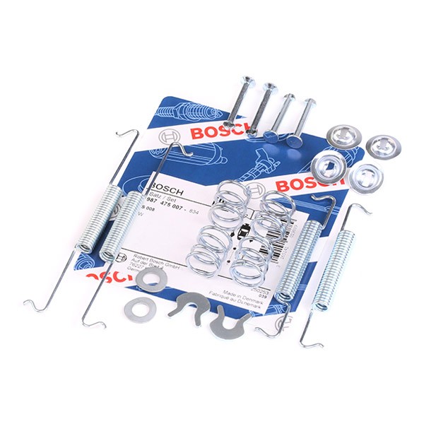 BOSCH 1 987 475 007 Tilbehørssæt, bremsebakker KAEFER 1303 1.3 44 HK Benzin 2003