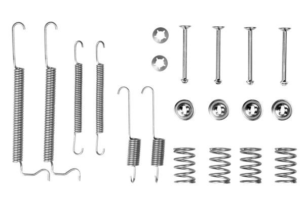 BOSCH 1 987 475 082 Tilbehørssæt, bremsebakker ASCONA 1.8 E (F68, M68) 100 HK Benzin 1988