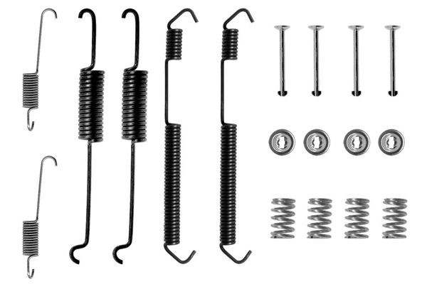 BOSCH 1 987 475 214 Tilbehørssæt, bremsebakker J5 2.5 D 73 HK Diesel 1990