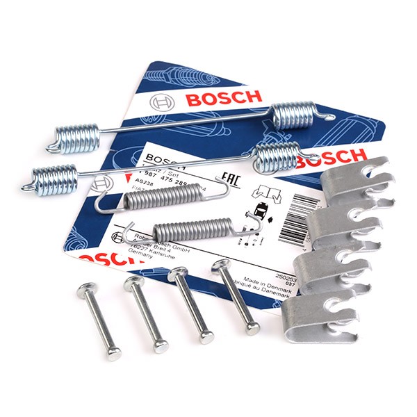 BOSCH 1 987 475 289 Tilbehørssæt, bremsebakker DOBLO 1.6 D Multijet (263AXD1B, 263AXX1B) 105 HK Diesel