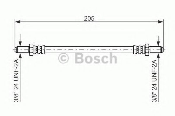 BOSCH Pidurivoolik Artikli number: 1 987 476 575 soodsalt