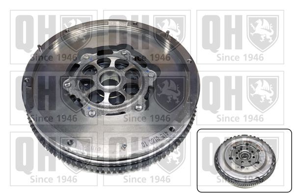 QUINTON HAZELL QDF125 Dobbeltmasse svinghjul TRANSIT 2.4 DI 90 HK Diesel 2006