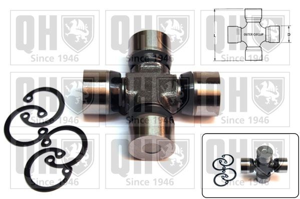 QUINTON HAZELL Universal Joint, differential pinion gear Article number: QL301 cheaply