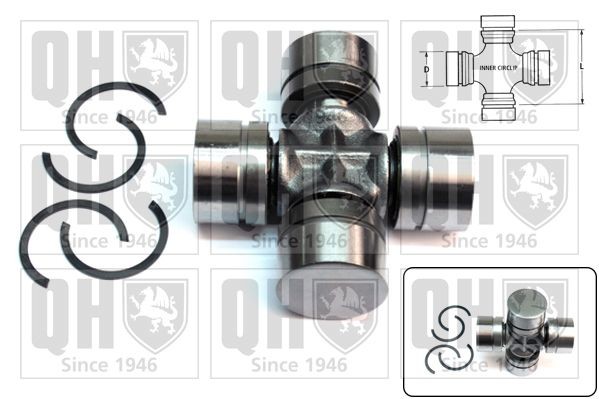 QUINTON HAZELL Universal Joint, differential pinion gear Article number: QL510 cheaply