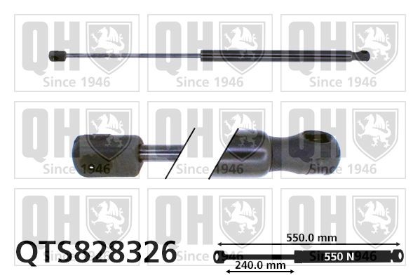 QUINTON HAZELL Bagklapsdæmper Varenummer: QTS828326 billige