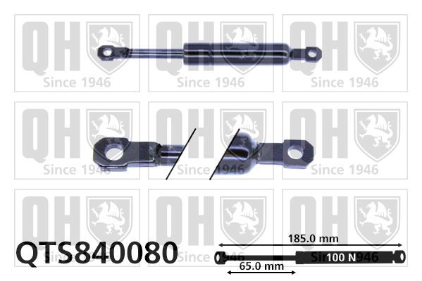 QUINTON HAZELL Gas Spring, foldaway table Article number: QTS840080 cheaply