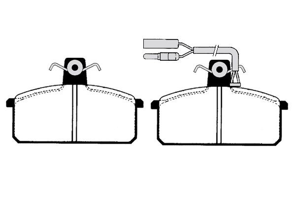 RAICAM Brake pad set Article number: RA.0191.1 cheaply